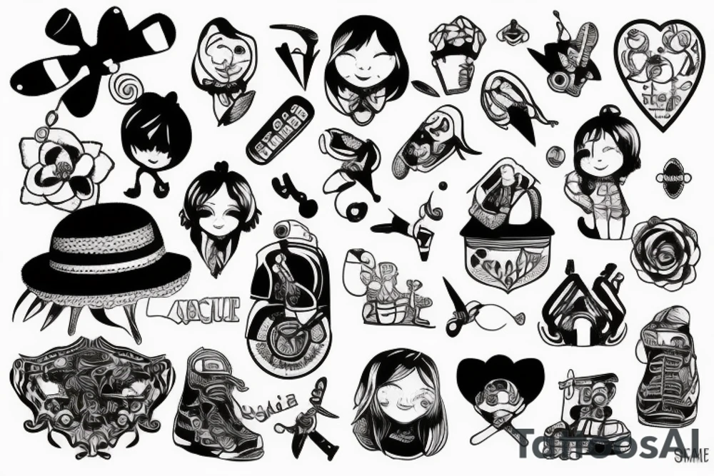 Playground childhood tattoo idea