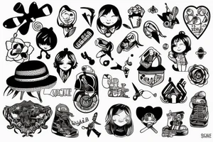 Playground childhood tattoo idea