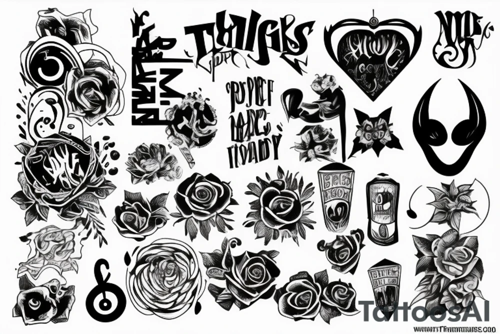 Tattoos about songs tattoo idea