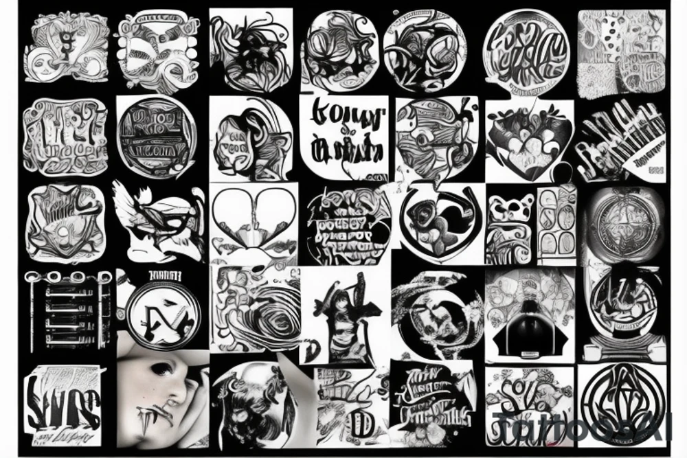 Tattoos about songs tattoo idea