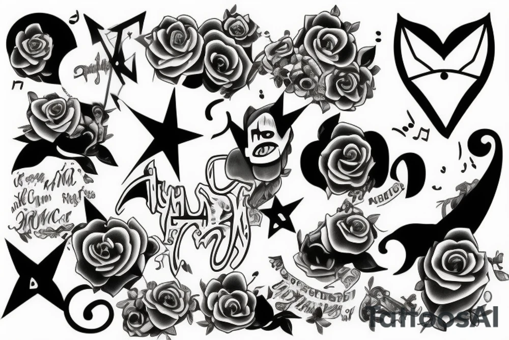 Tattoos about songs tattoo idea