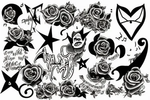 Tattoos about songs tattoo idea