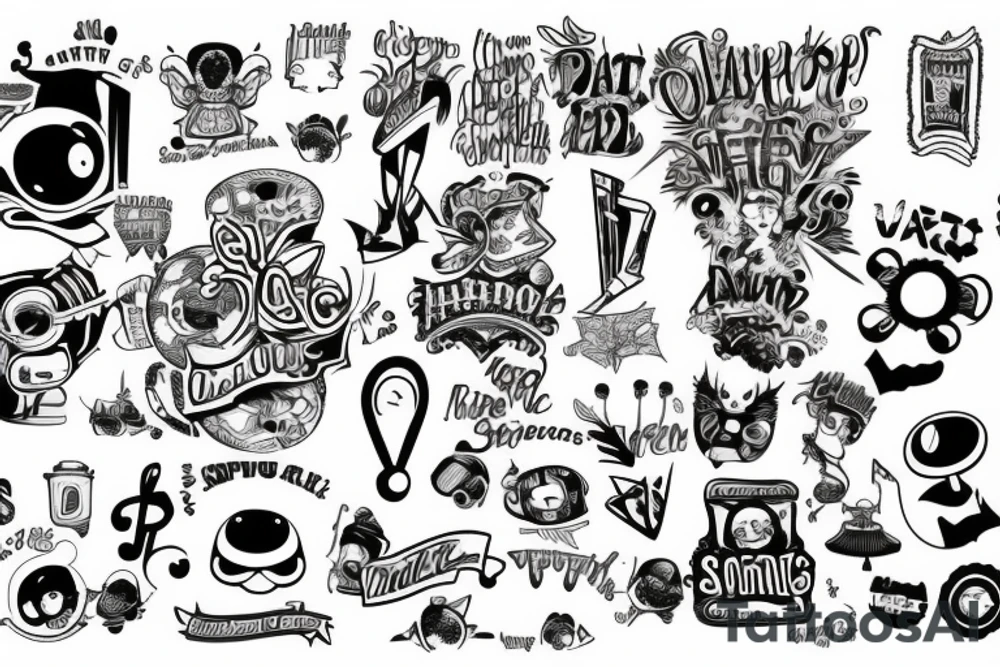 Tattoos about songs tattoo idea