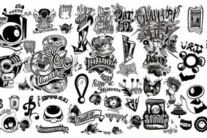 Tattoos about songs tattoo idea