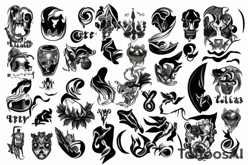 Italian gods tattoo idea