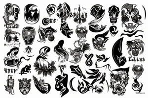 Italian gods tattoo idea