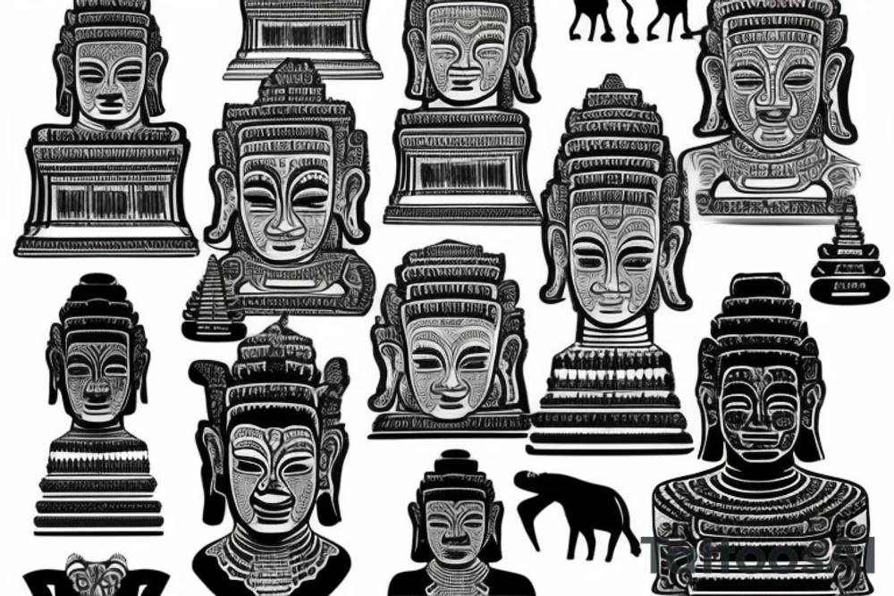 Angkor wat, cambodia tattoo idea