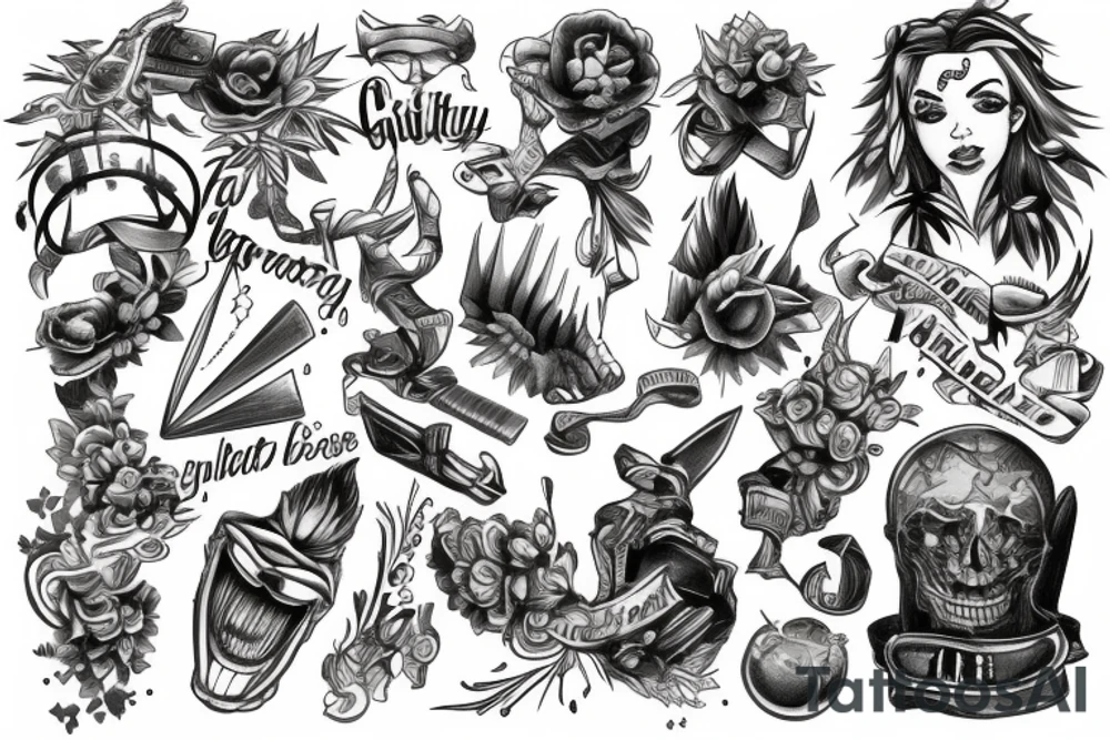 Guilty of lying tattoo idea