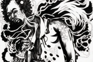 afro samurai tattoo idea