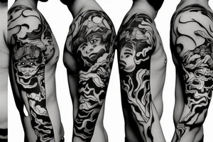 afro samurai tattoo idea