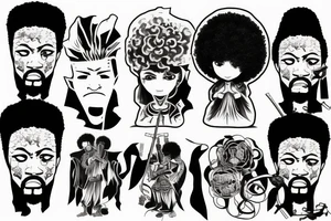 afro samurai tattoo idea