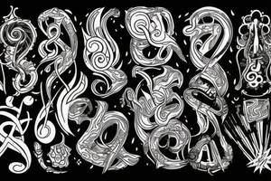 music and psychedelic visions tattoo idea