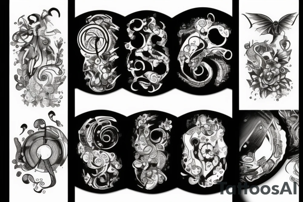 music tattoo idea