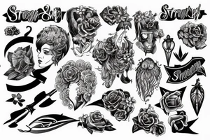 strength tattoo idea
