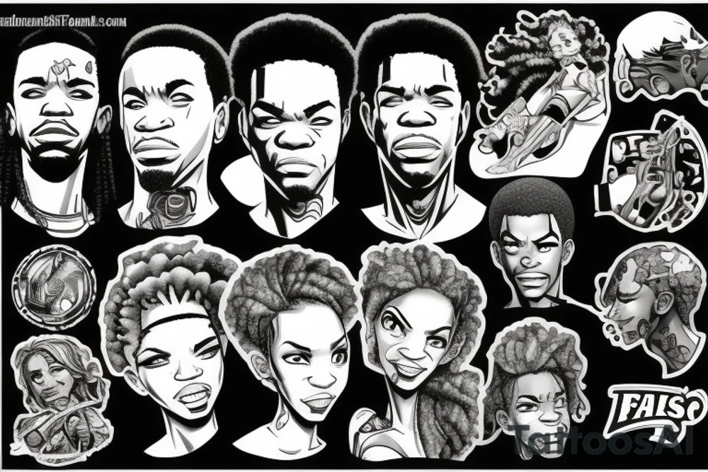 the boondocks TV show tattoo idea