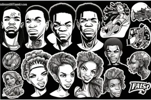 the boondocks TV show tattoo idea