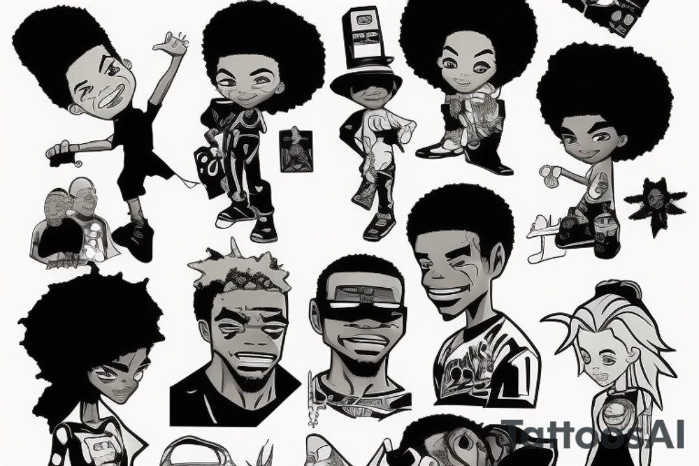 the boondocks TV show tattoo idea