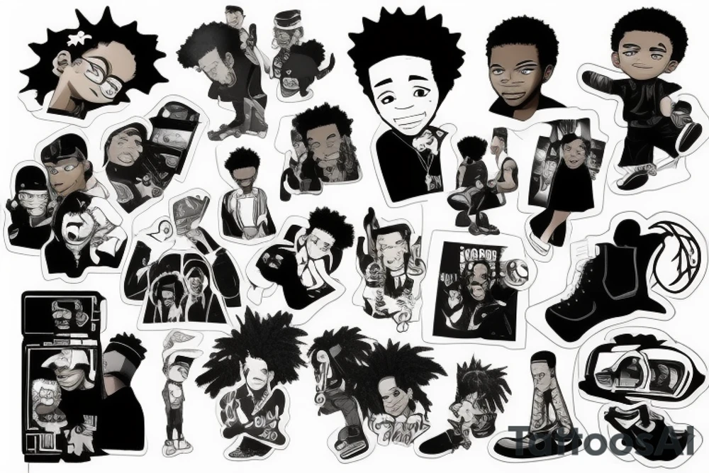 the boondocks TV show tattoo idea