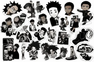 the boondocks TV show tattoo idea