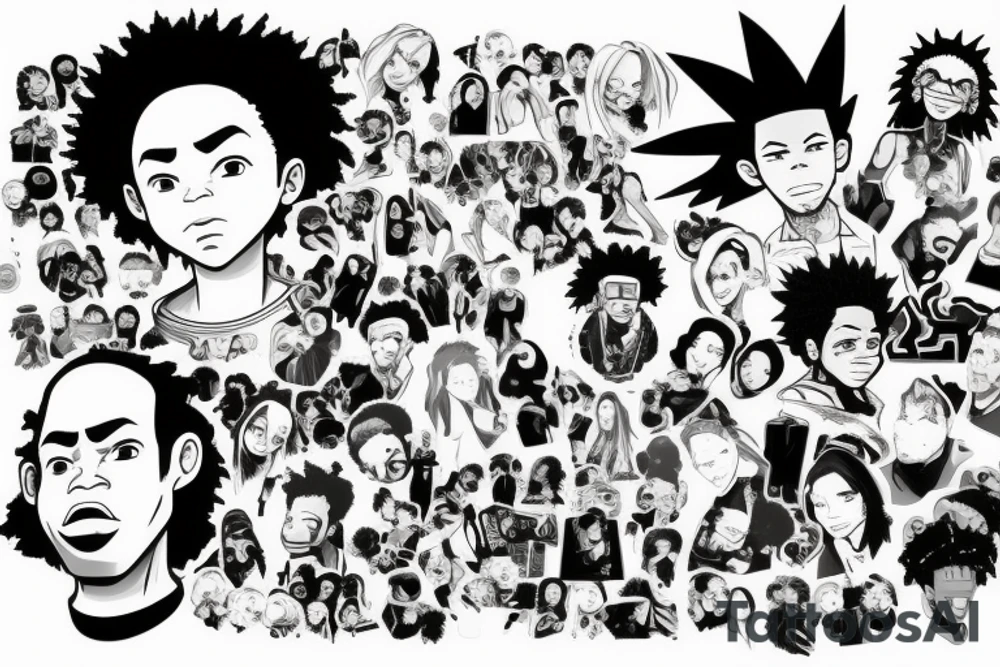 the boondocks TV show tattoo idea