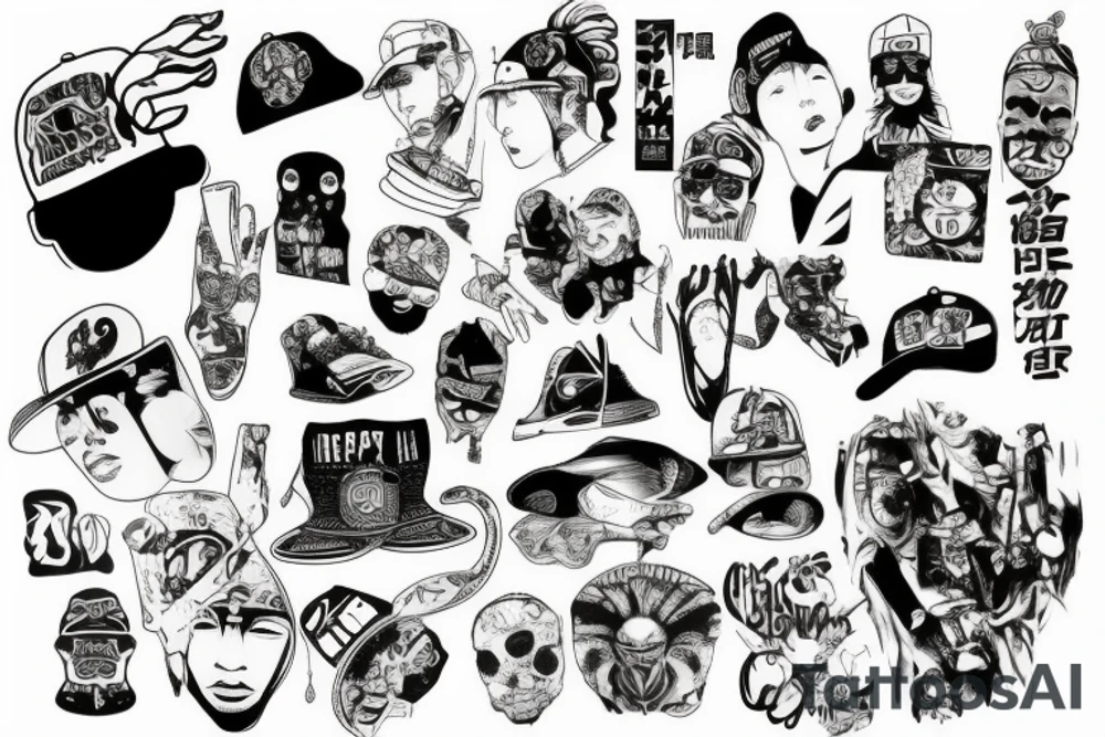 hip hop tattoo idea