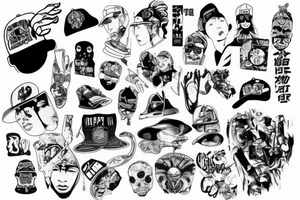 hip hop tattoo idea