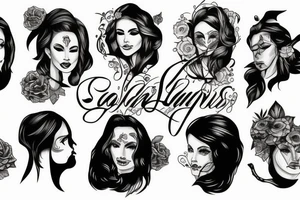 legends tattoo idea