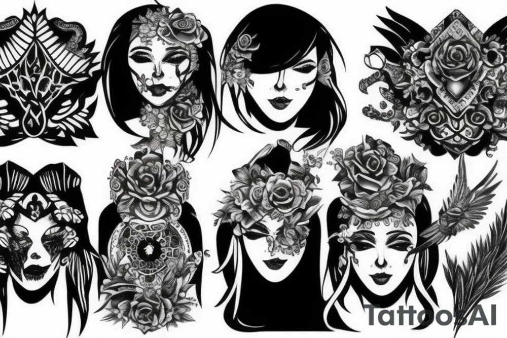 temple tattoo idea