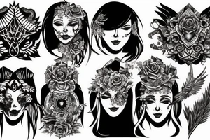 temple tattoo idea