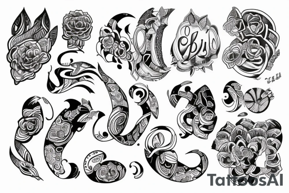 Generate name “Vishuu” as a beautiful tattoo tattoo idea