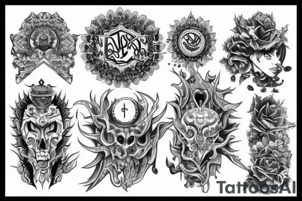 temple building tattoo idea