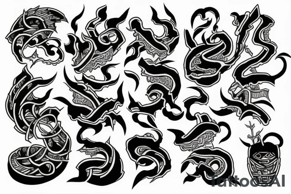 temple building tattoo idea