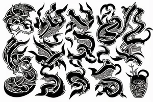 temple building tattoo idea