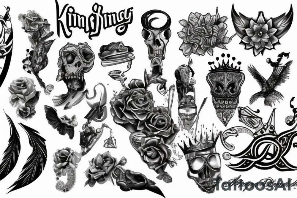king tattoo idea