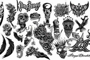 king tattoo idea