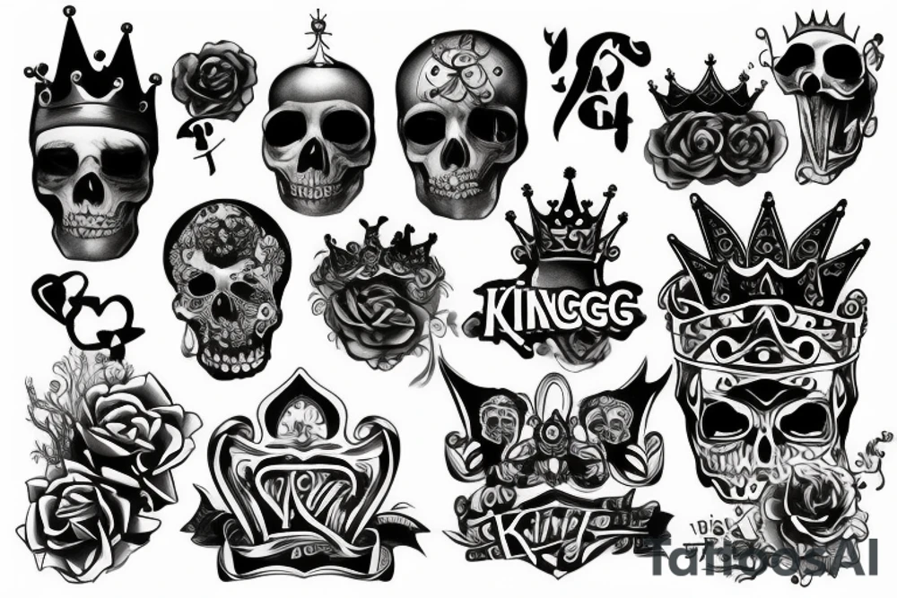 king tattoo idea