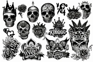 king tattoo idea