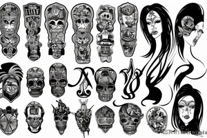 saint tattoo idea