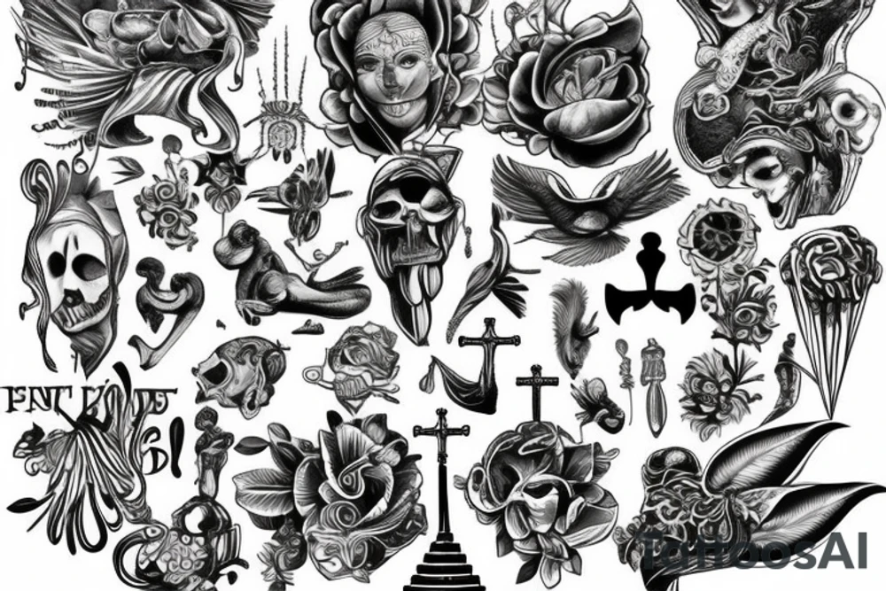 saint tattoo idea