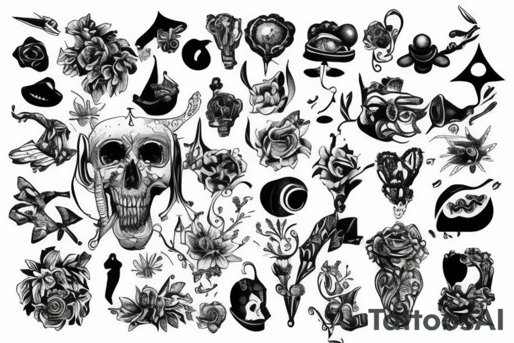 the world tattoo idea