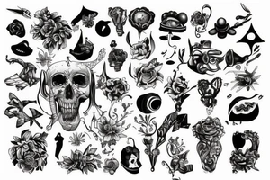 the world tattoo idea