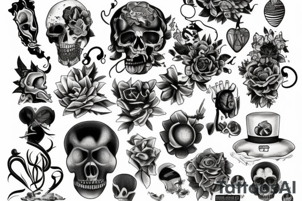 the world tattoo idea