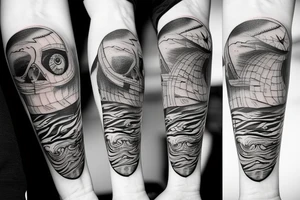 planet earth tattoo idea