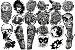 planet earth tattoo idea