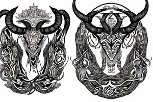 Capricorn, scorpio, libra tattoo idea