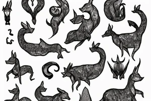 Sea goat tattoo idea