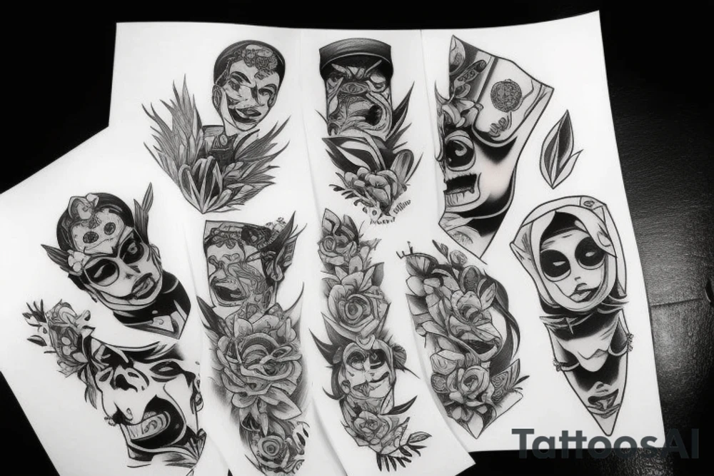 leg tattoo tattoo idea