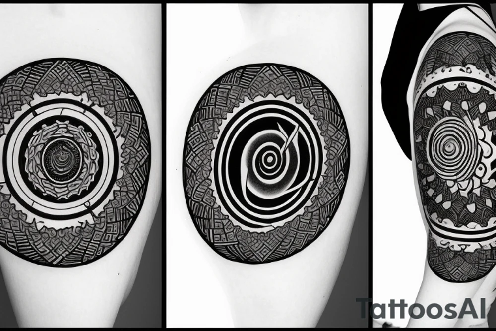 yin and yang tattoo idea