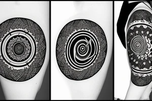 yin and yang tattoo idea