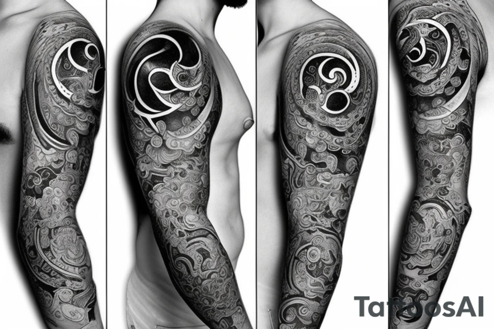 yin yang tattoo idea